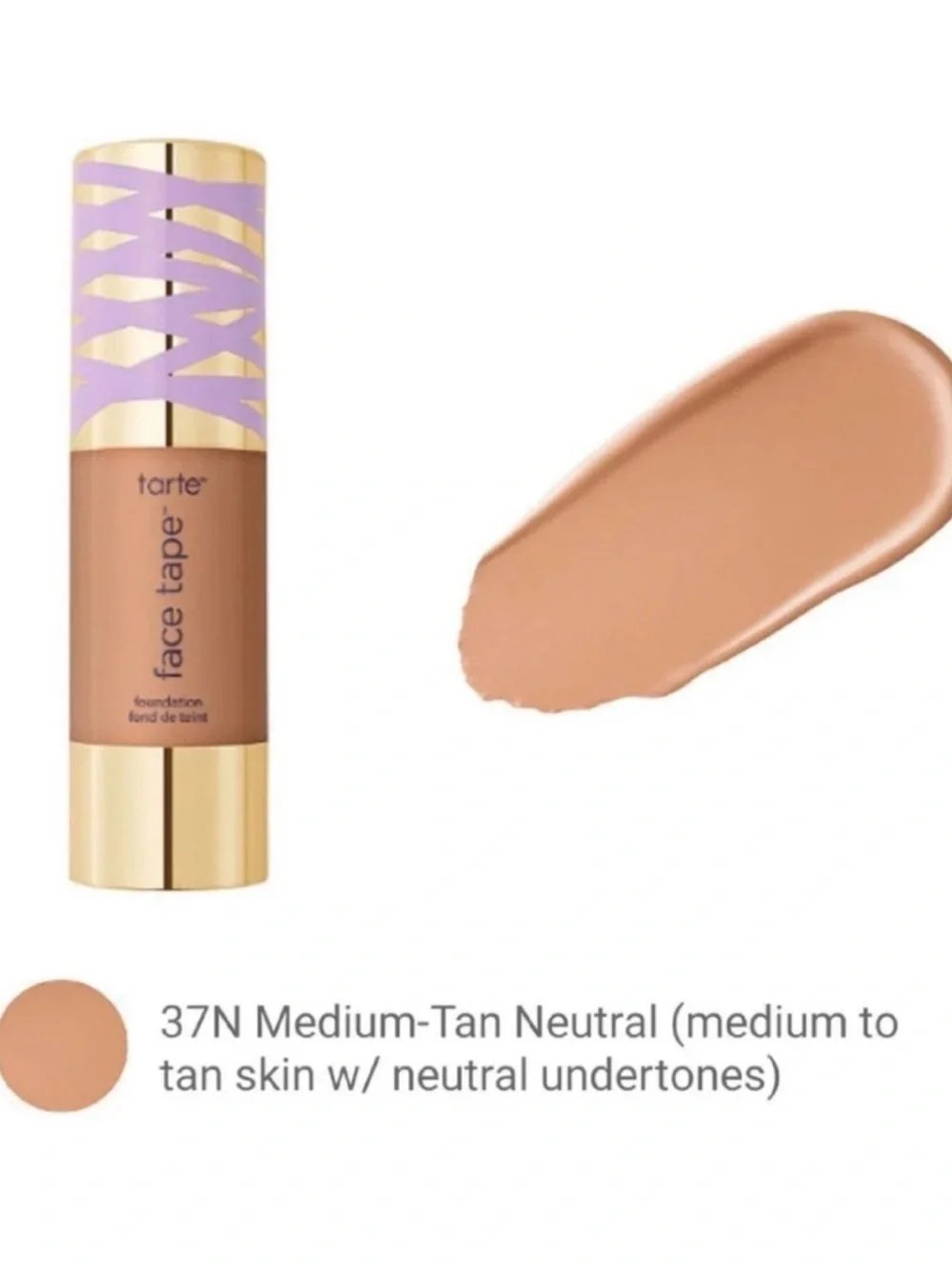 Tarte Face Tape Foundation - 37N Medium-Tan Neutral